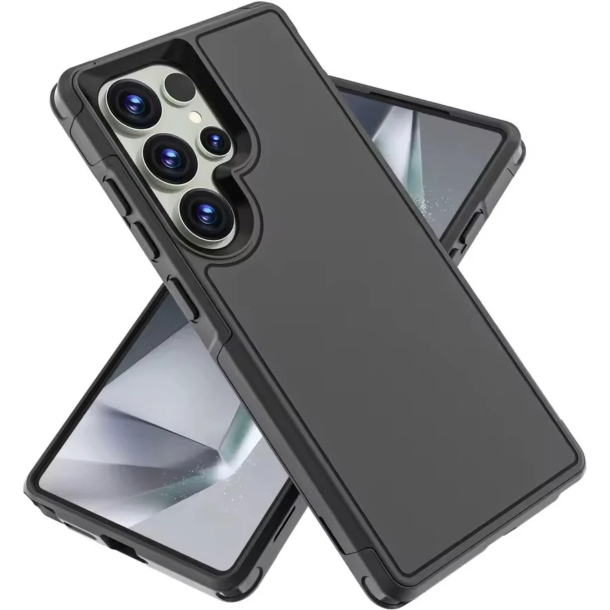Stoßabsorbierende Silikon/Plastik Hülle/Case für Samsung Galaxy S26, S26 Plus, S26 Ultra