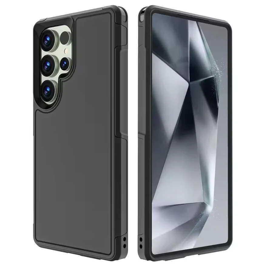 Stoßabsorbierende Silikon/Plastik Hülle/Case für Samsung Galaxy S26, S26 Plus, S26 Ultra