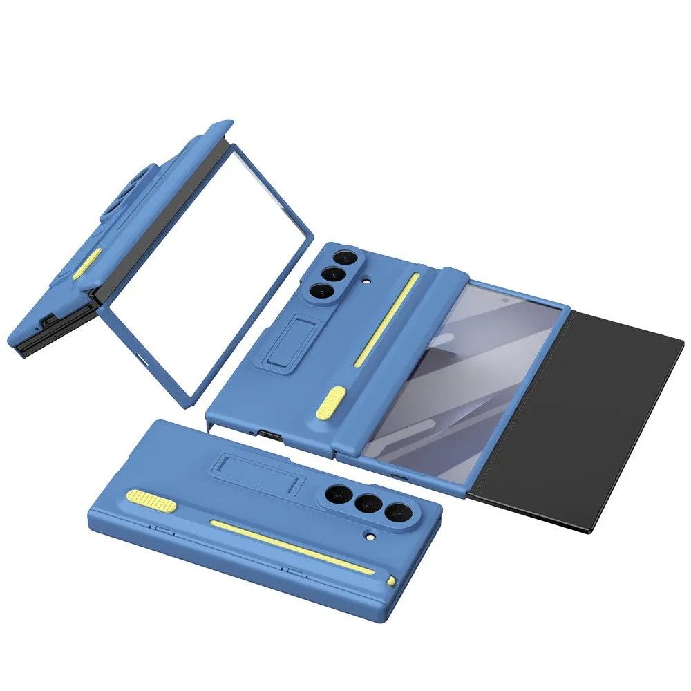 Stoßfeste Vollschutz Hülle/Case inkl. Stift + integriertem Ständer für Samsung Galaxy Z TriFold