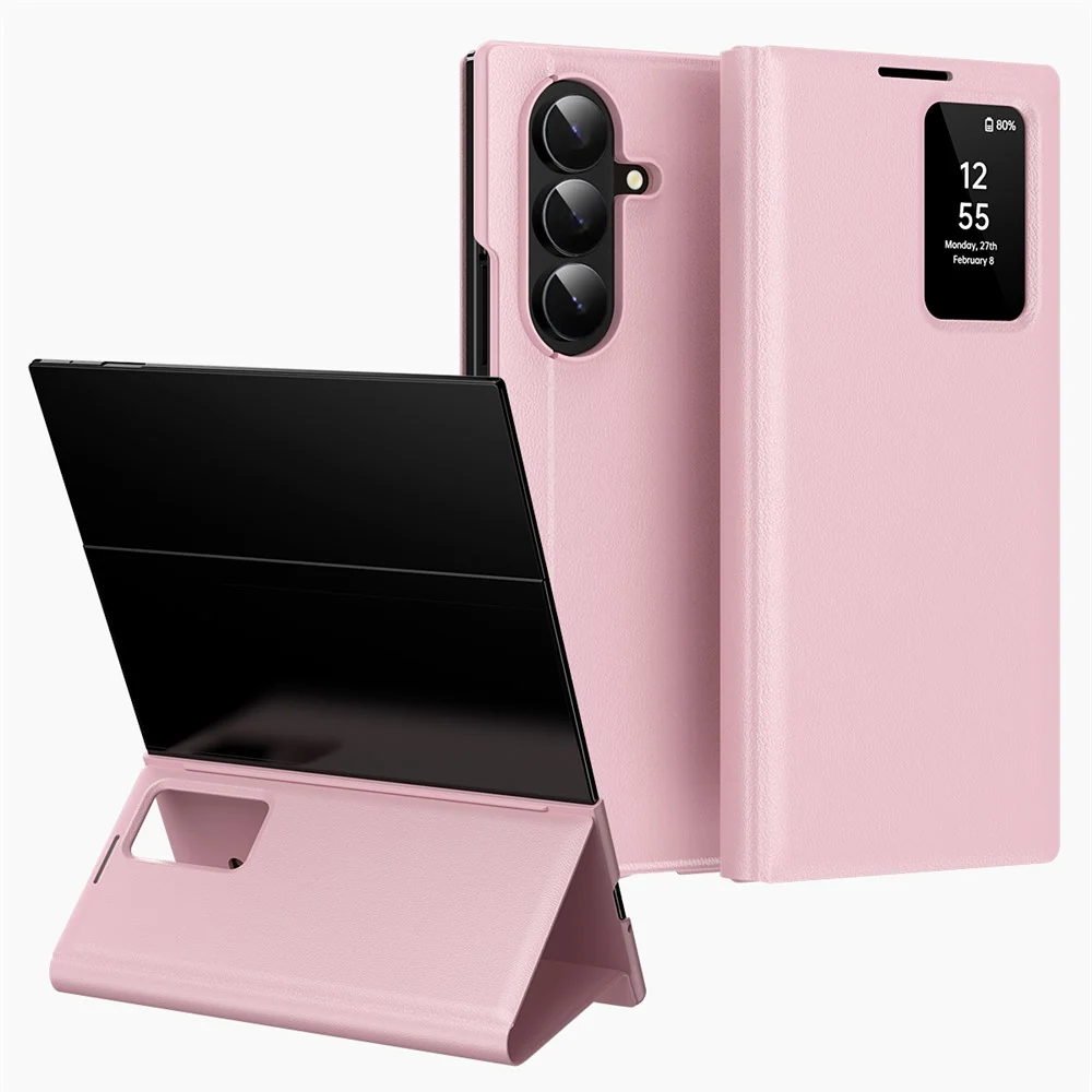 Kunstleder Klapp Hülle/Flip Case mit Sichtfenster für Samsung Galaxy Z TriFold